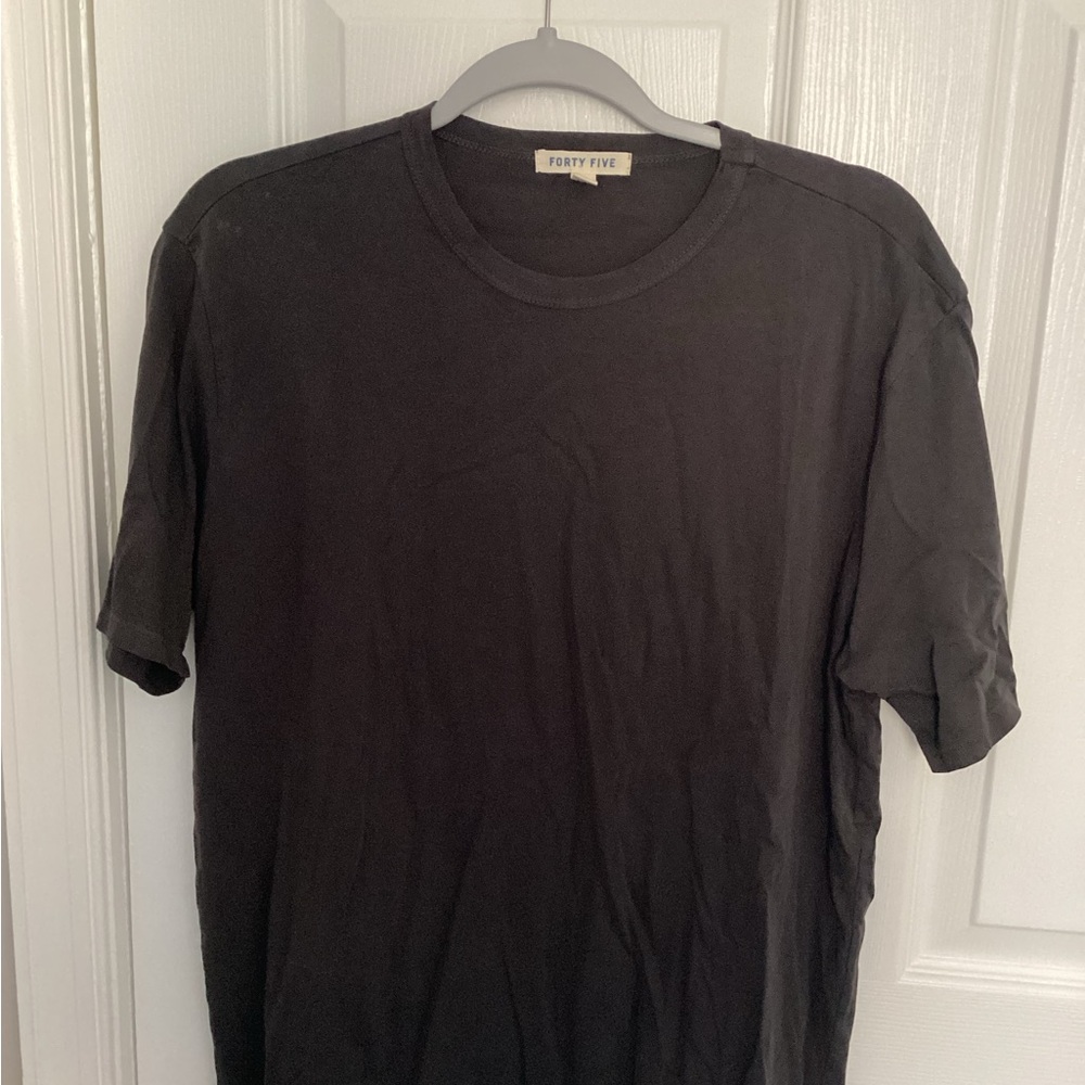 Men's Black Crew Neck T-Shirt